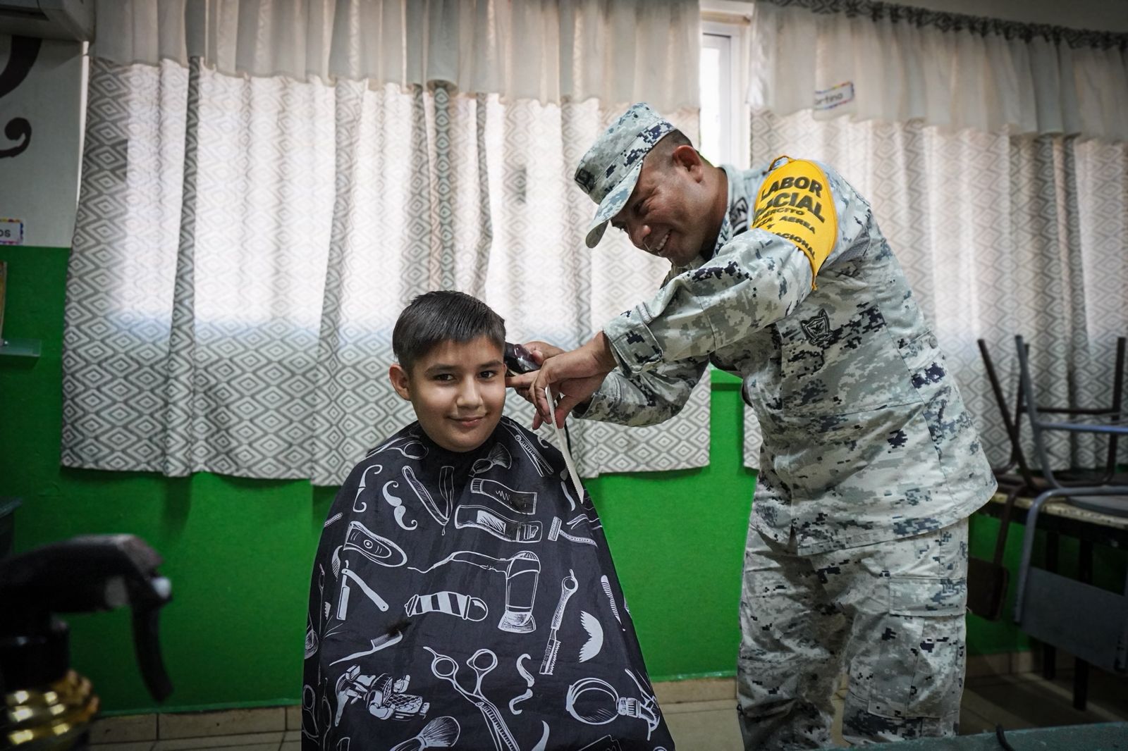 Juntos DIF Culiacán, Guardia Nacional y la UAS llevan jornada de salud y servicios a la colonia Campesina El Barrio