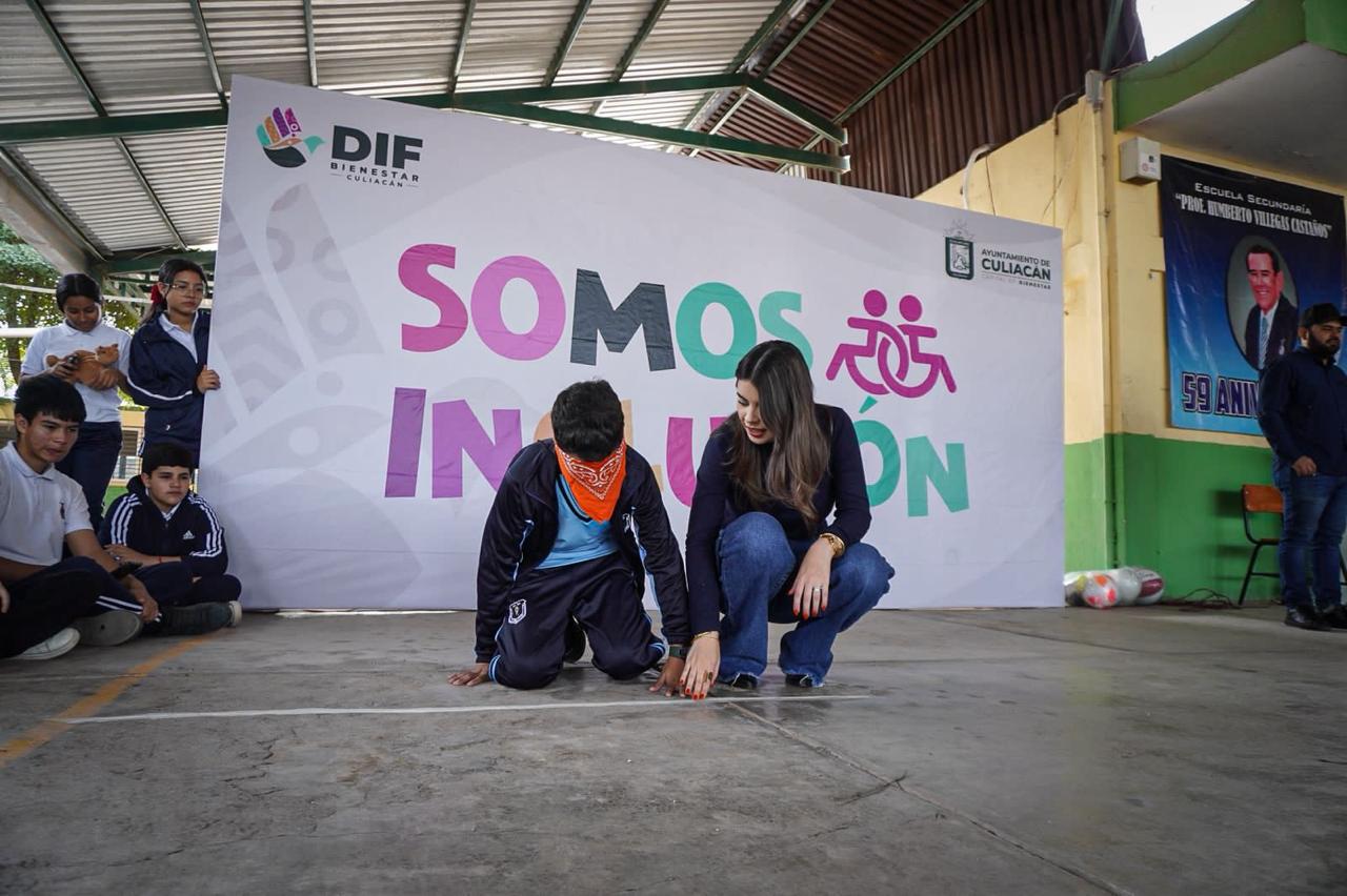 DIF Culiacán impulsa la inclusión en la secundaria “Profesor Humberto Villegas Castaños”, en Aguaruto
