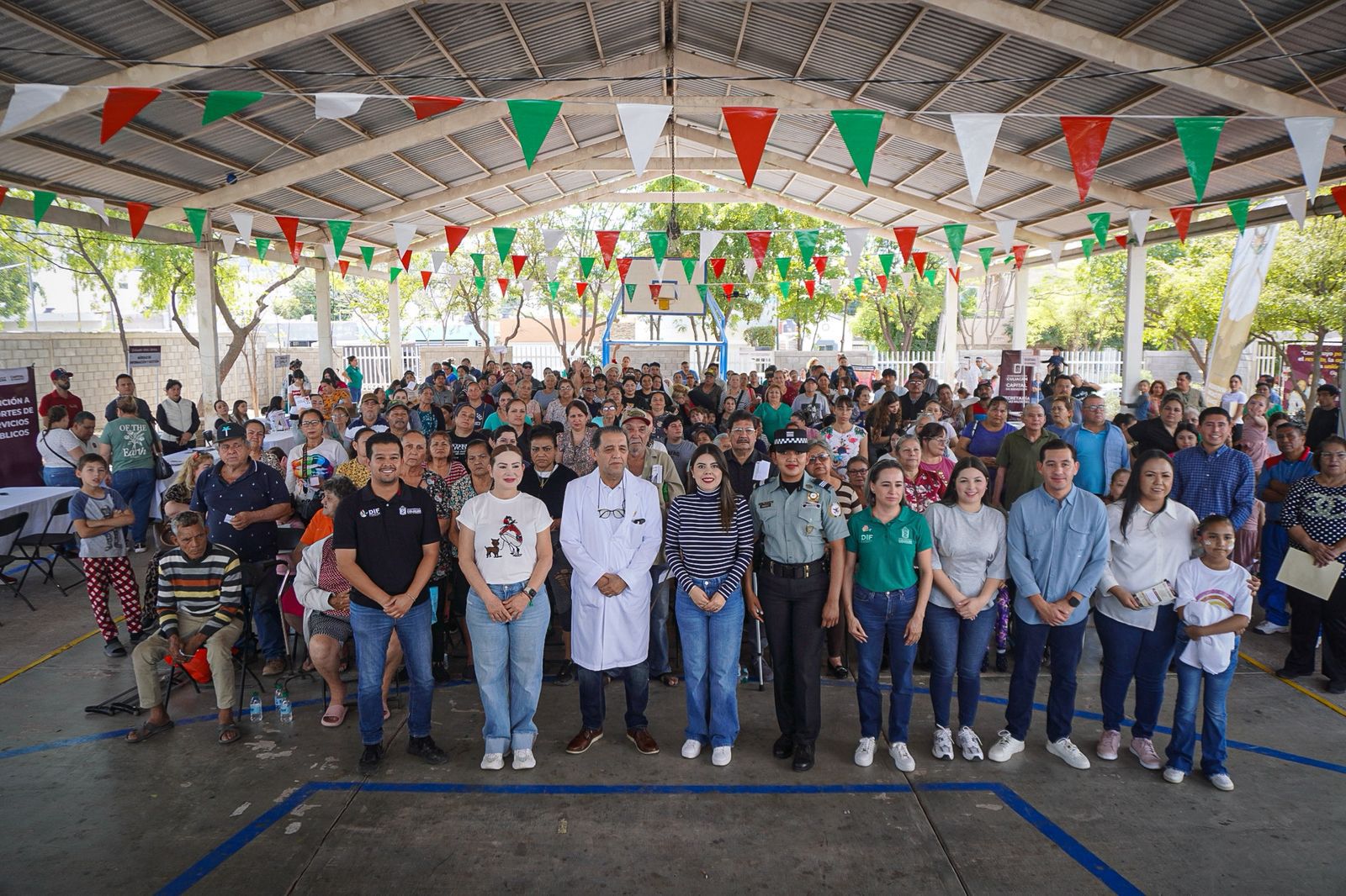 DIF Culiacán, Guardia Nacional y UAS acercan Jornada de Salud y Servicios a familias de Villa del Real