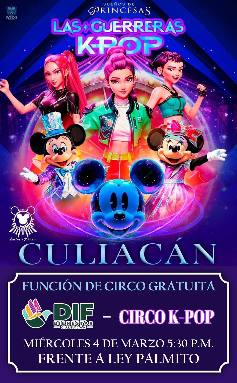 DIF Bienestar Culiacán invita a función de circo gratuita por el Día de la Familia